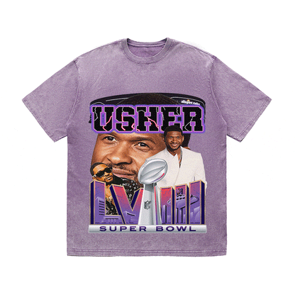 SUPERBOWL HEAVY WEIGHT COTTON TEE-9200