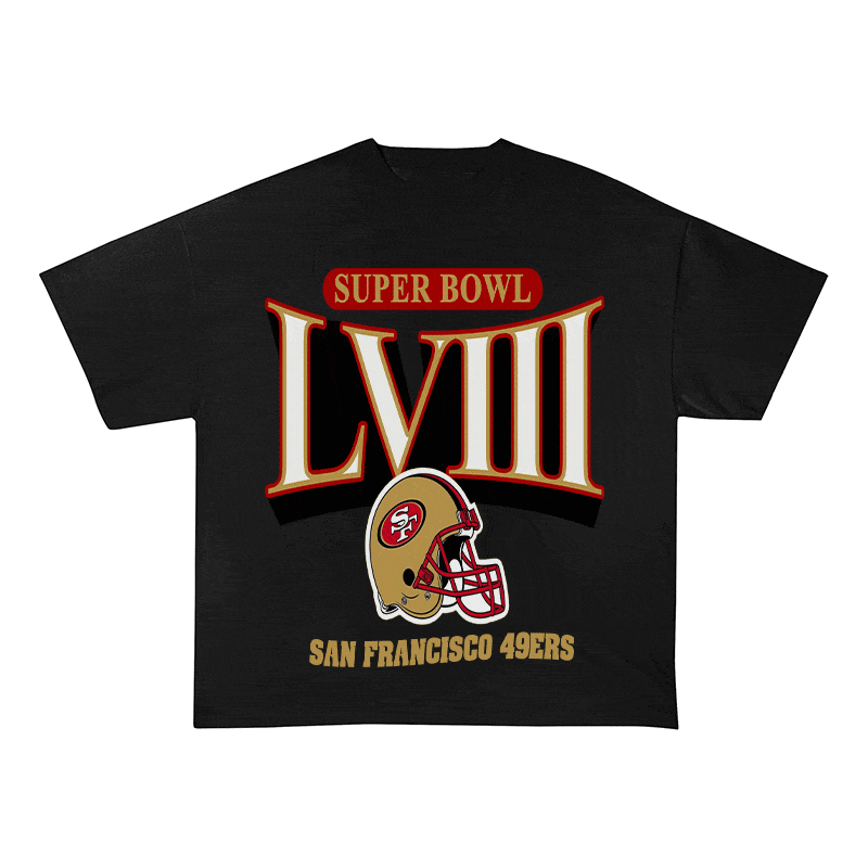 SUPERBOWL HEAVY WEIGHT COTTON TEE-9202