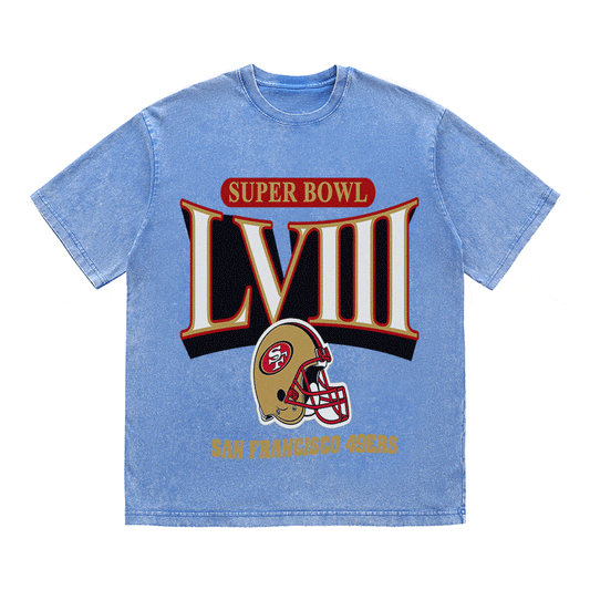 SUPERBOWL HEAVY WEIGHT COTTON TEE-9202