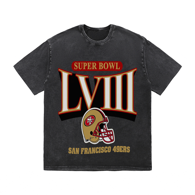 SUPERBOWL HEAVY WEIGHT COTTON TEE-9202