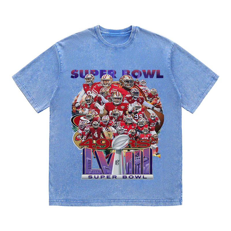 SUPERBOWL HEAVY WEIGHT COTTON TEE-9204