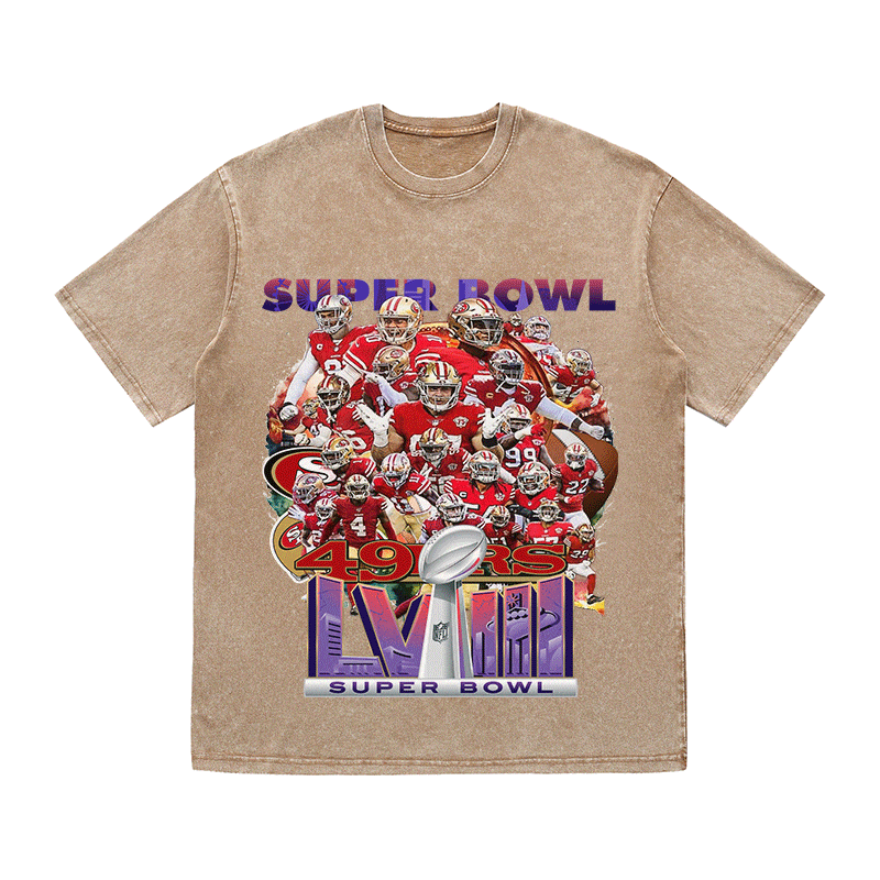 SUPERBOWL HEAVY WEIGHT COTTON TEE-9204