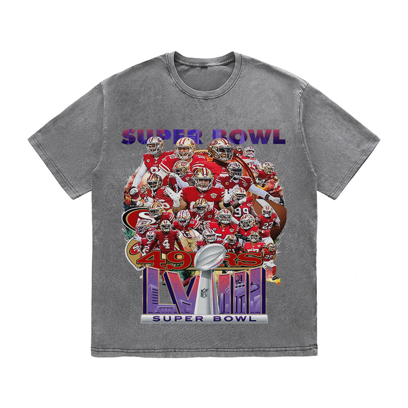 SUPERBOWL HEAVY WEIGHT COTTON TEE-9204