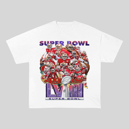 SUPERBOWL HEAVY WEIGHT COTTON TEE-9204