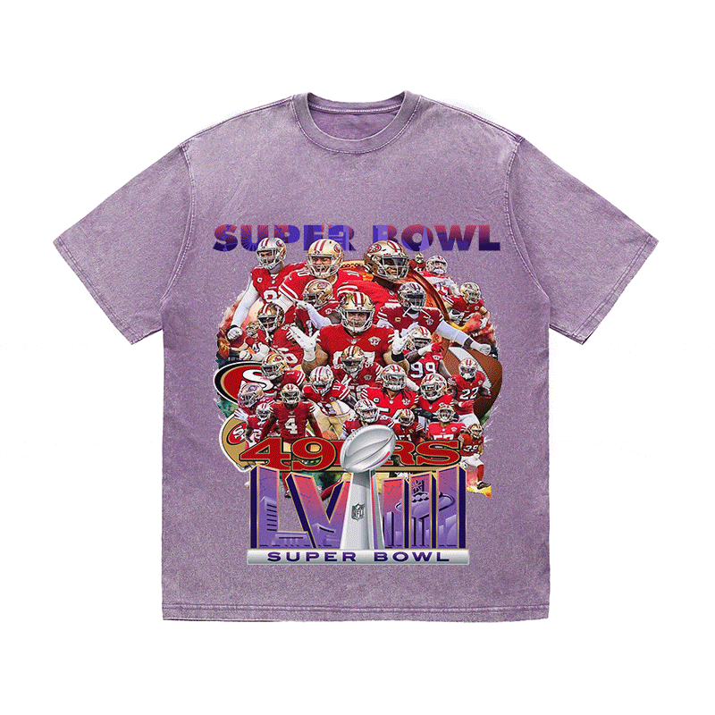 SUPERBOWL HEAVY WEIGHT COTTON TEE-9204