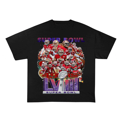 SUPERBOWL HEAVY WEIGHT COTTON TEE-9204