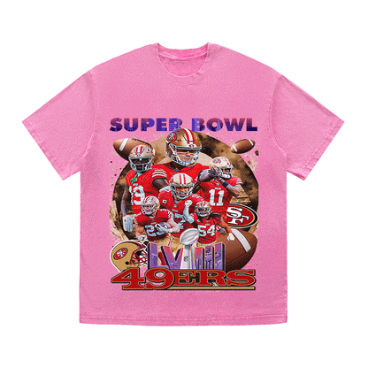 SUPERBOWL HEAVY WEIGHT COTTON TEE-9205