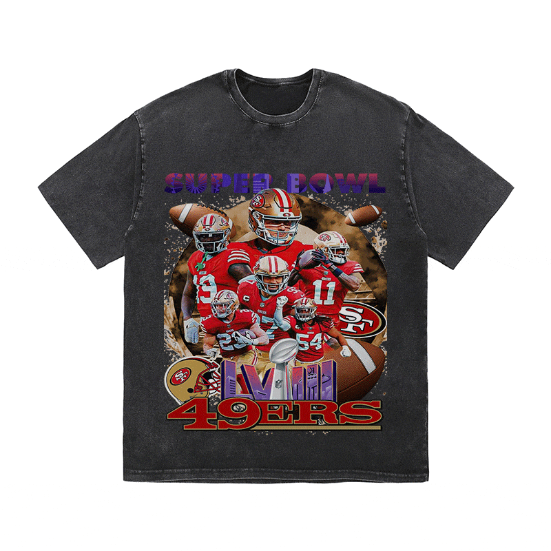 SUPERBOWL HEAVY WEIGHT COTTON TEE-9205