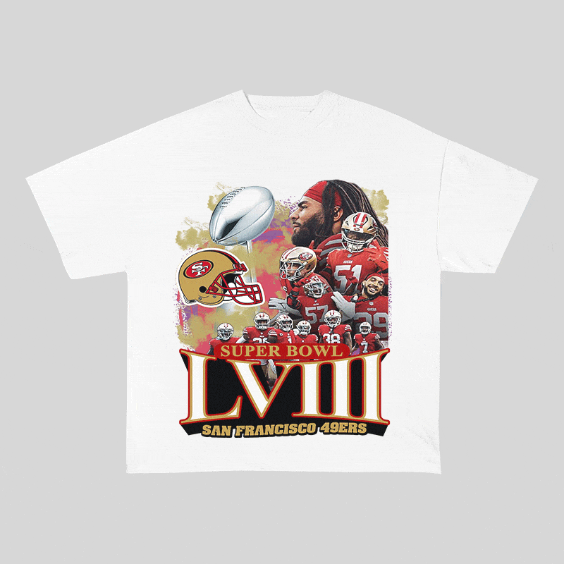 SUPERBOWL HEAVY WEIGHT COTTON TEE-9206