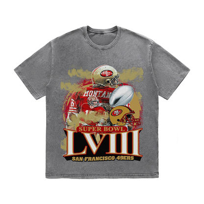 SUPERBOWL HEAVY WEIGHT COTTON TEE-9207