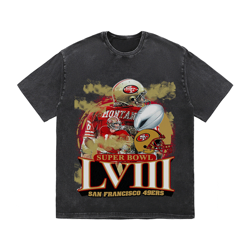 SUPERBOWL HEAVY WEIGHT COTTON TEE-9207