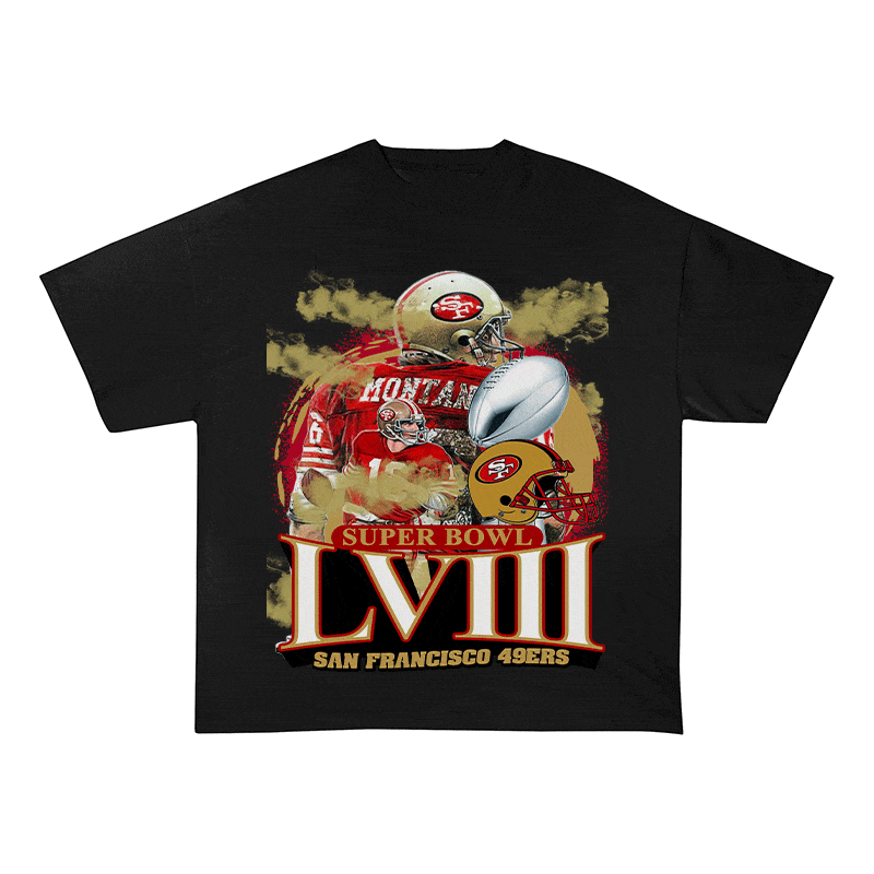SUPERBOWL HEAVY WEIGHT COTTON TEE-9207