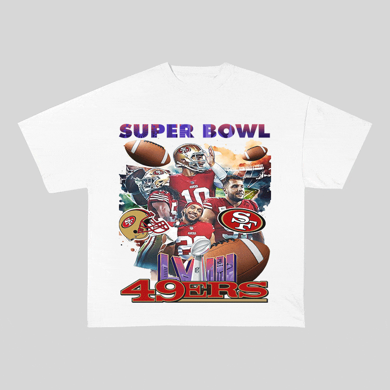 SUPERBOWL HEAVY WEIGHT COTTON TEE-9208