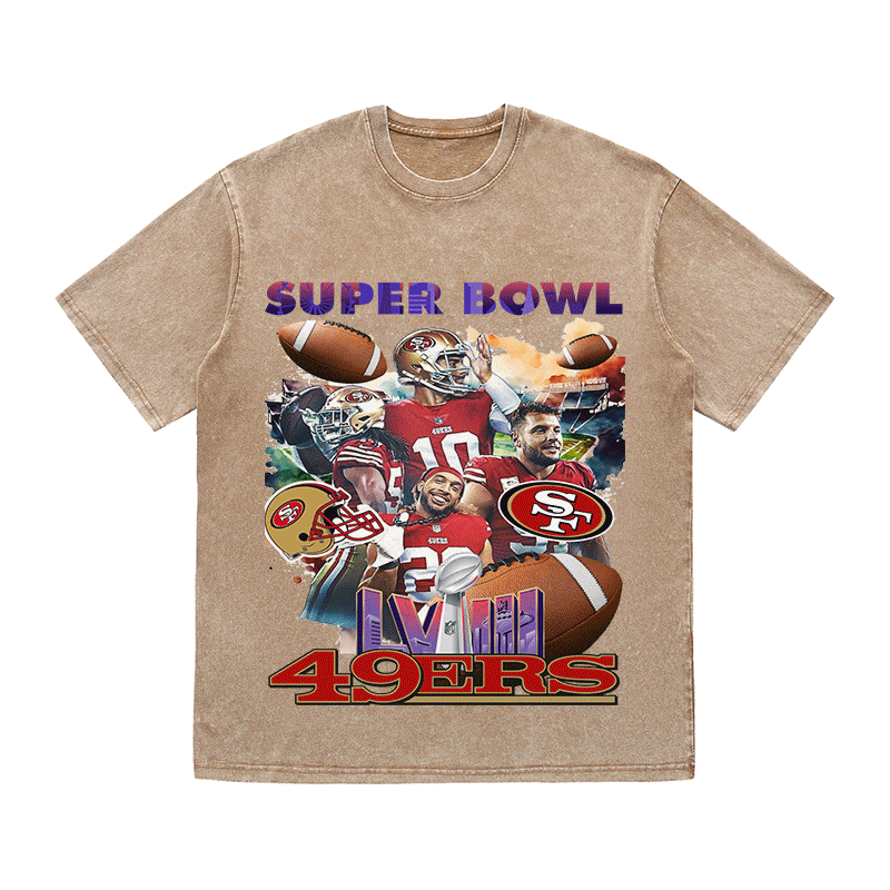 SUPERBOWL HEAVY WEIGHT COTTON TEE-9208