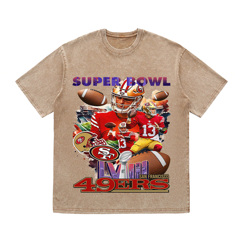 SUPERBOWL HEAVY WEIGHT COTTON TEE-9209