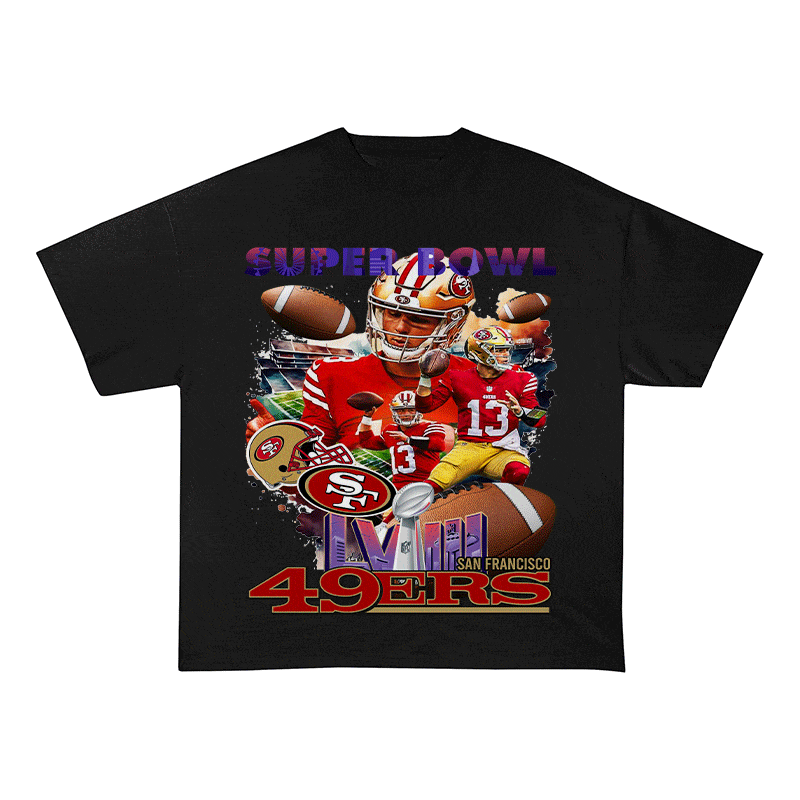 SUPERBOWL HEAVY WEIGHT COTTON TEE-9209