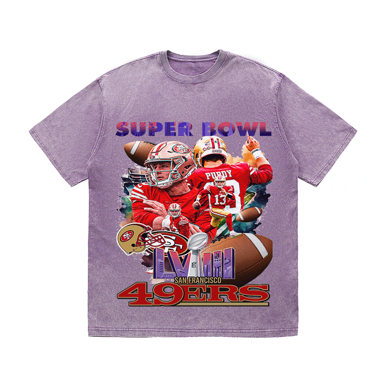 SUPERBOWL HEAVY WEIGHT COTTON TEE-9210