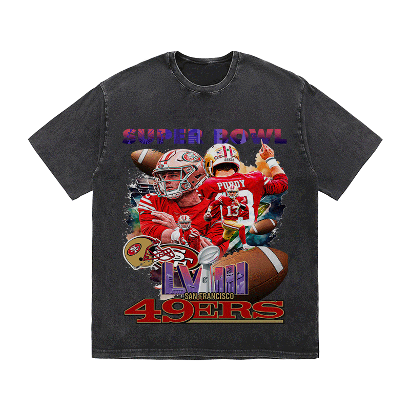 SUPERBOWL HEAVY WEIGHT COTTON TEE-9210