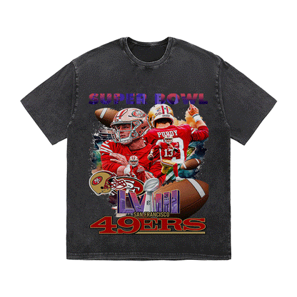 SUPERBOWL HEAVY WEIGHT COTTON TEE-9210