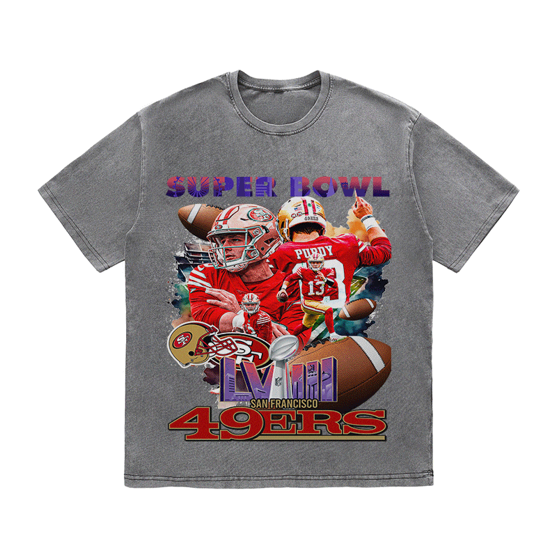 SUPERBOWL HEAVY WEIGHT COTTON TEE-9210