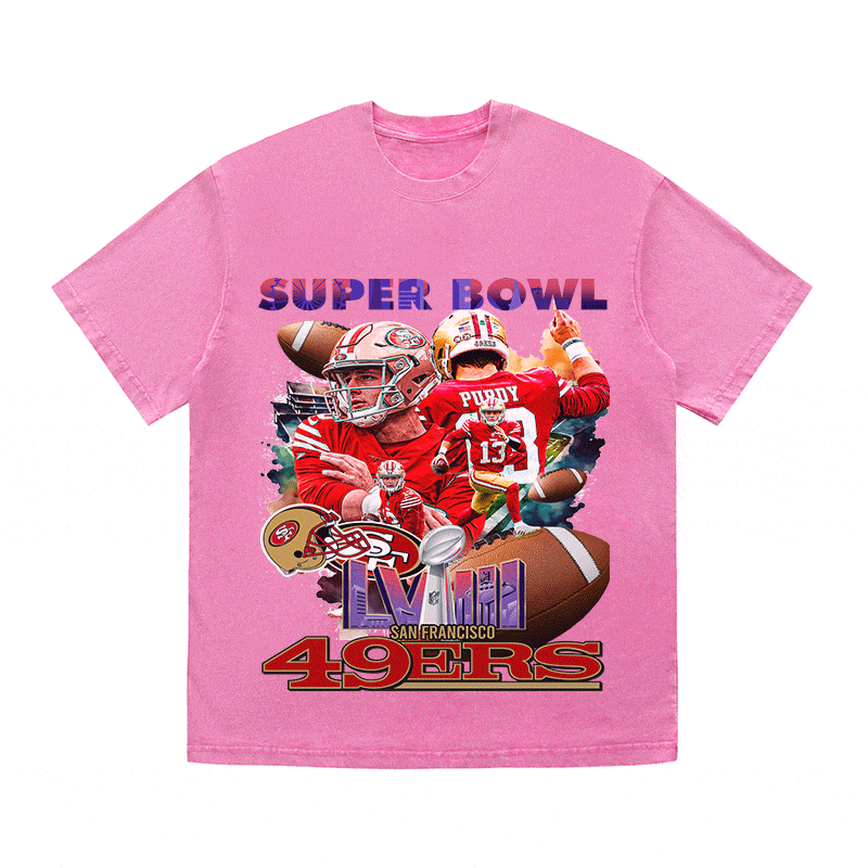 SUPERBOWL HEAVY WEIGHT COTTON TEE-9210