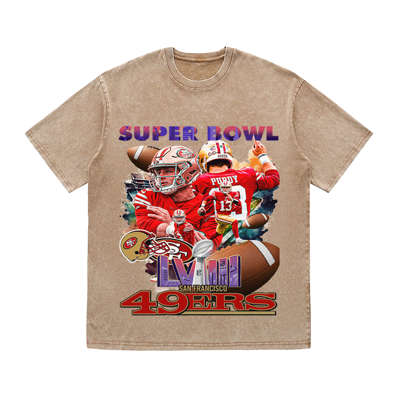 SUPERBOWL HEAVY WEIGHT COTTON TEE-9210