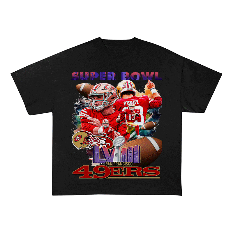 SUPERBOWL HEAVY WEIGHT COTTON TEE-9210