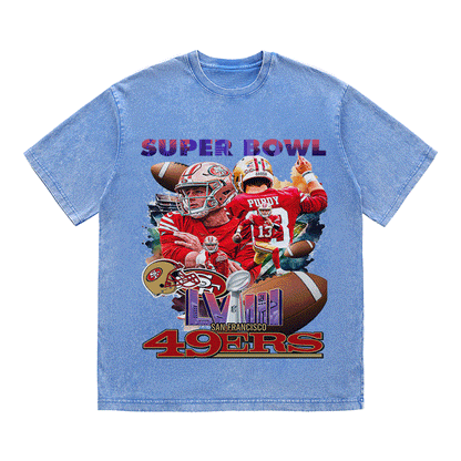 SUPERBOWL HEAVY WEIGHT COTTON TEE-9210