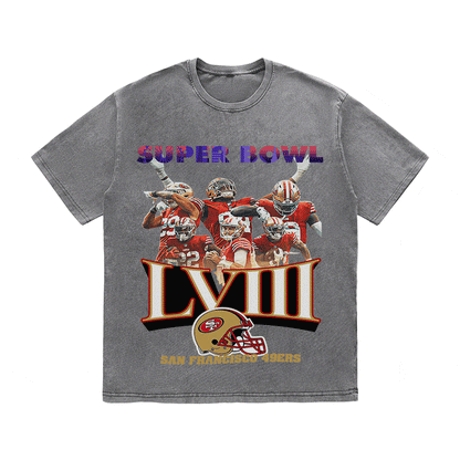 SUPERBOWL HEAVY WEIGHT COTTON TEE-9214