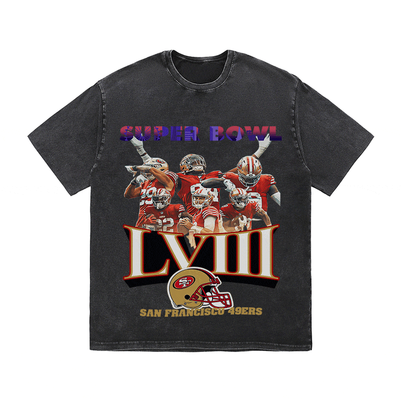 SUPERBOWL HEAVY WEIGHT COTTON TEE-9214