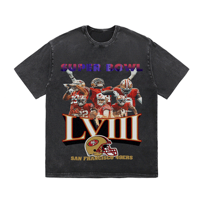 SUPERBOWL HEAVY WEIGHT COTTON TEE-9214