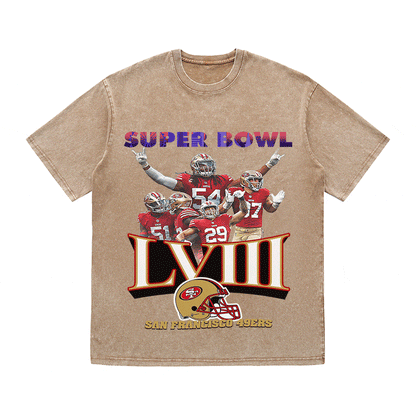 SUPERBOWL HEAVY WEIGHT COTTON TEE-9215