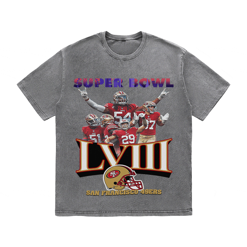 SUPERBOWL HEAVY WEIGHT COTTON TEE-9215