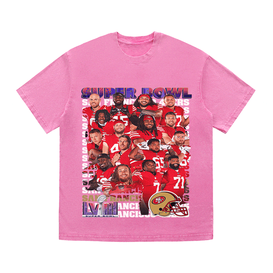SUPERBOWL HEAVY WEIGHT COTTON TEE-9216