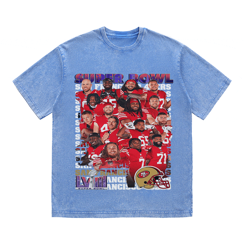 SUPERBOWL HEAVY WEIGHT COTTON TEE-9216