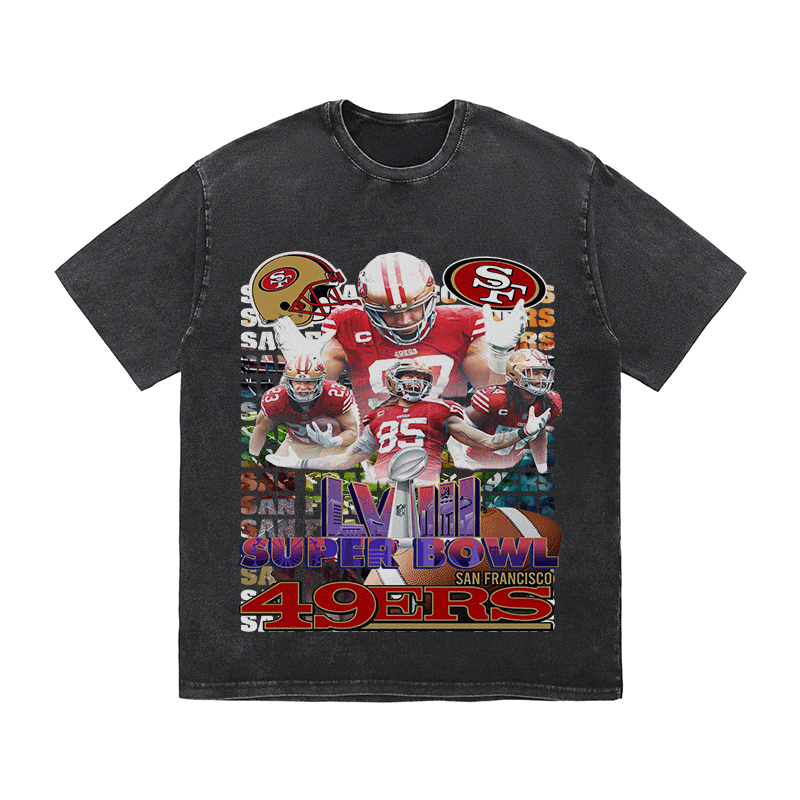 SUPERBOWL HEAVY WEIGHT COTTON TEE-9217