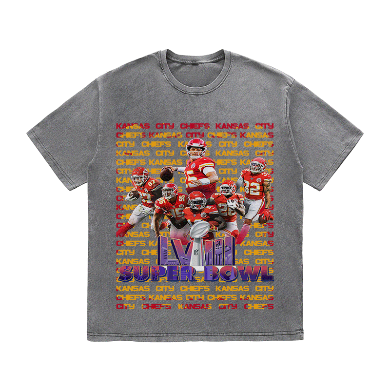 SUPERBOWL HEAVY WEIGHT COTTON TEE-9219