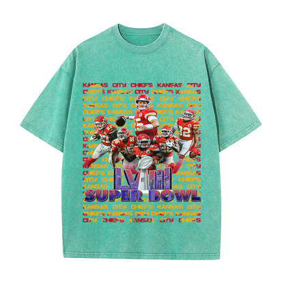 SUPERBOWL HEAVY WEIGHT COTTON TEE-9219