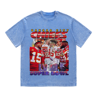 SUPERBOWL HEAVY WEIGHT COTTON TEE-9222