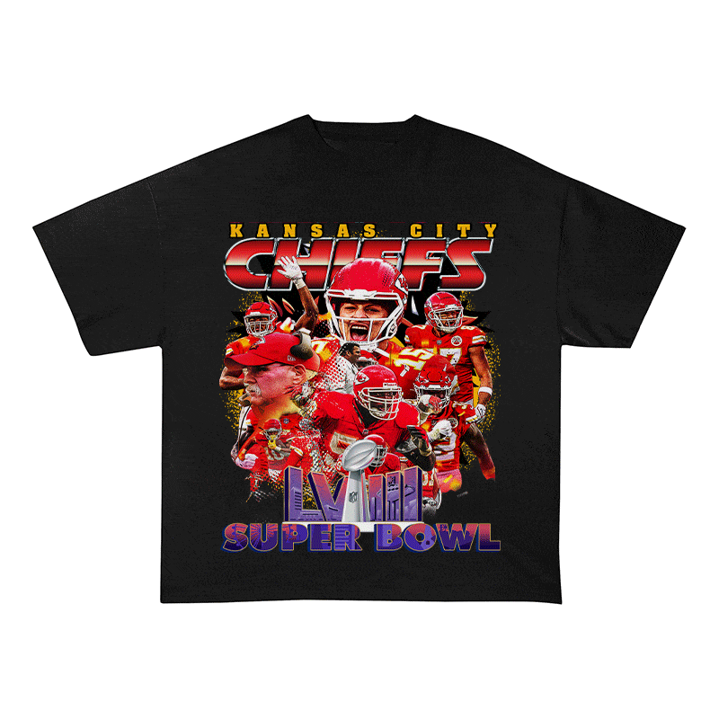 SUPERBOWL HEAVY WEIGHT COTTON TEE-9223