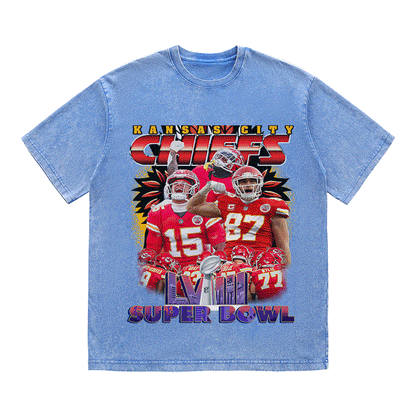 SUPERBOWL HEAVY WEIGHT COTTON TEE-9224