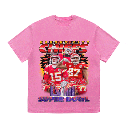 SUPERBOWL HEAVY WEIGHT COTTON TEE-9224