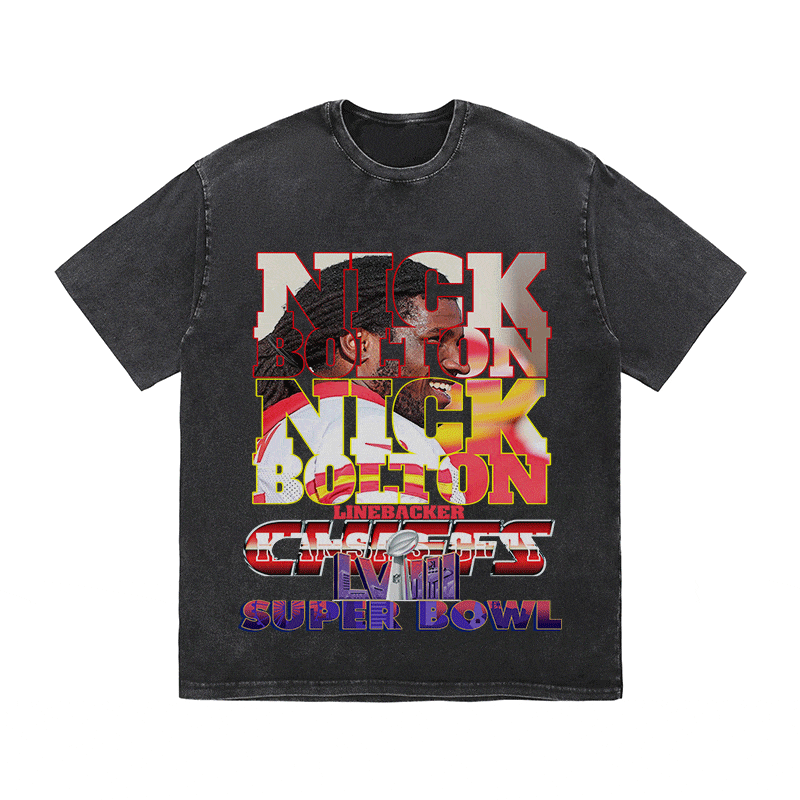 SUPERBOWL HEAVY WEIGHT COTTON TEE-9226