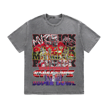 SUPERBOWL HEAVY WEIGHT COTTON TEE-9228