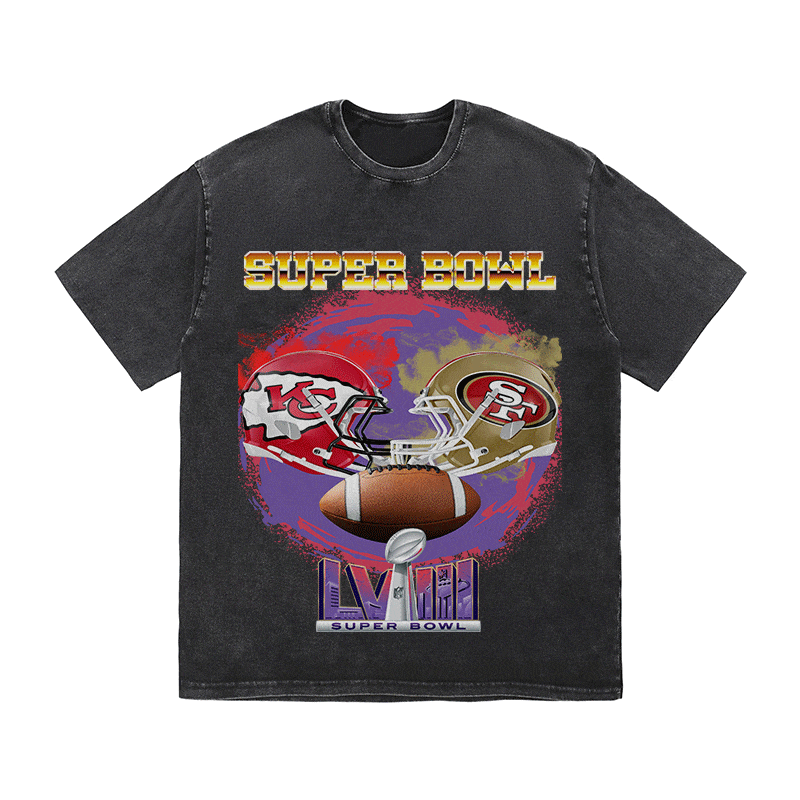 SUPERBOWL WO YEAR HEAVY WEIGHT COTTON TEE-9184