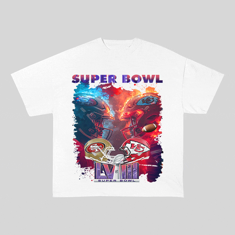 SUPERBOWL21 HEAVY WEIGHT COTTON TEE-9211