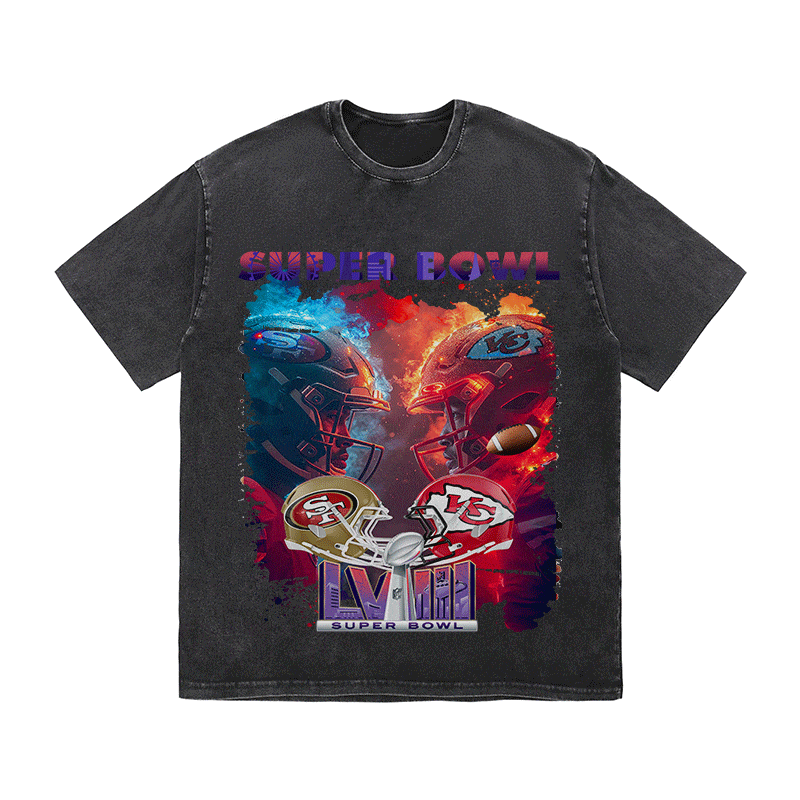 SUPERBOWL21 HEAVY WEIGHT COTTON TEE-9211