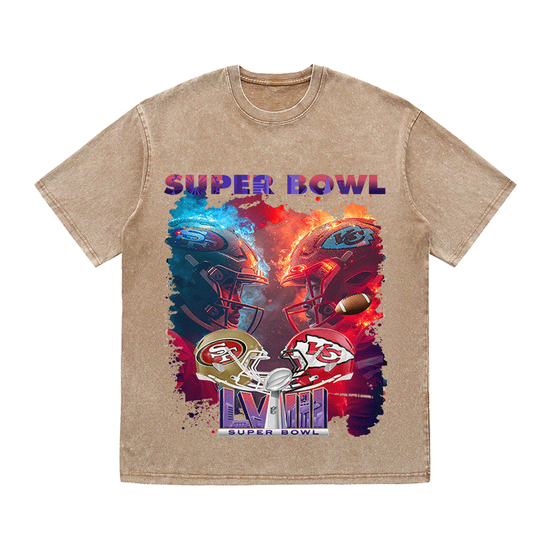 SUPERBOWL21 HEAVY WEIGHT COTTON TEE-9211