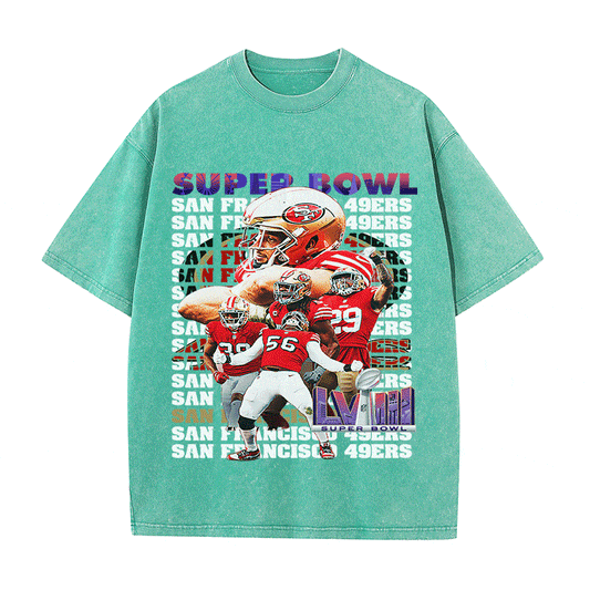SUPERBOWL22 HEAVY WEIGHT COTTON TEE-9212
