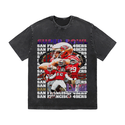 SUPERBOWL22 HEAVY WEIGHT COTTON TEE-9212